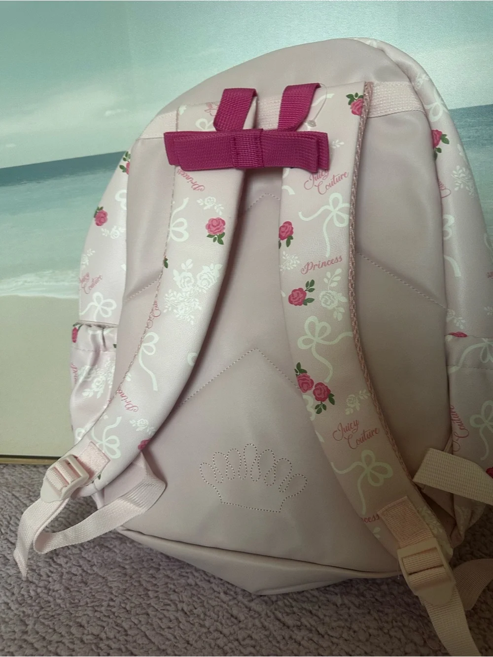 Juicy Couture Pink Floral Backpack